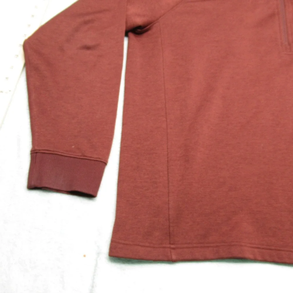 The North Face Fleece Mens XL Dark Copper 1/4 Zip Pullover‎ Jacket Hiking